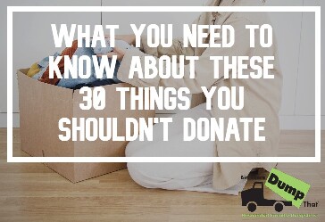 Things You Shouldn't Donate